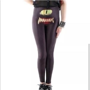 Iron Fist Cyclops Kitty Leggings Rare NWT